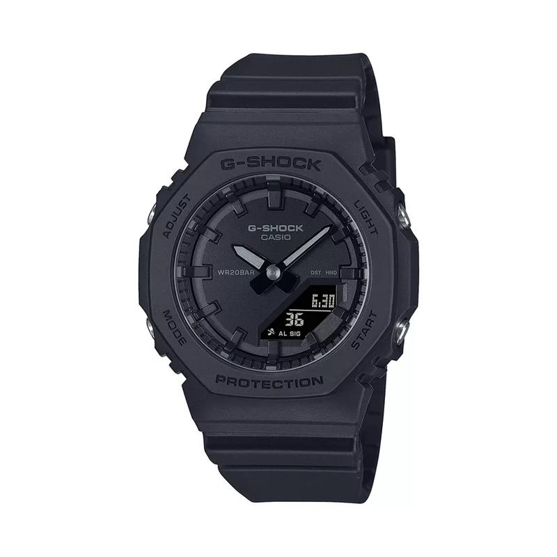 卡西欧(CASIO)全黑设计防水200米防震多功能石英手表男女通用