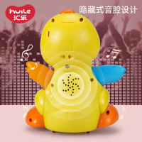 汇乐玩具(HUILE TOYS)EQ摇摆大黄鸭 808 音乐电动益智/鸭子婴幼儿会跑会跳舞 塑料