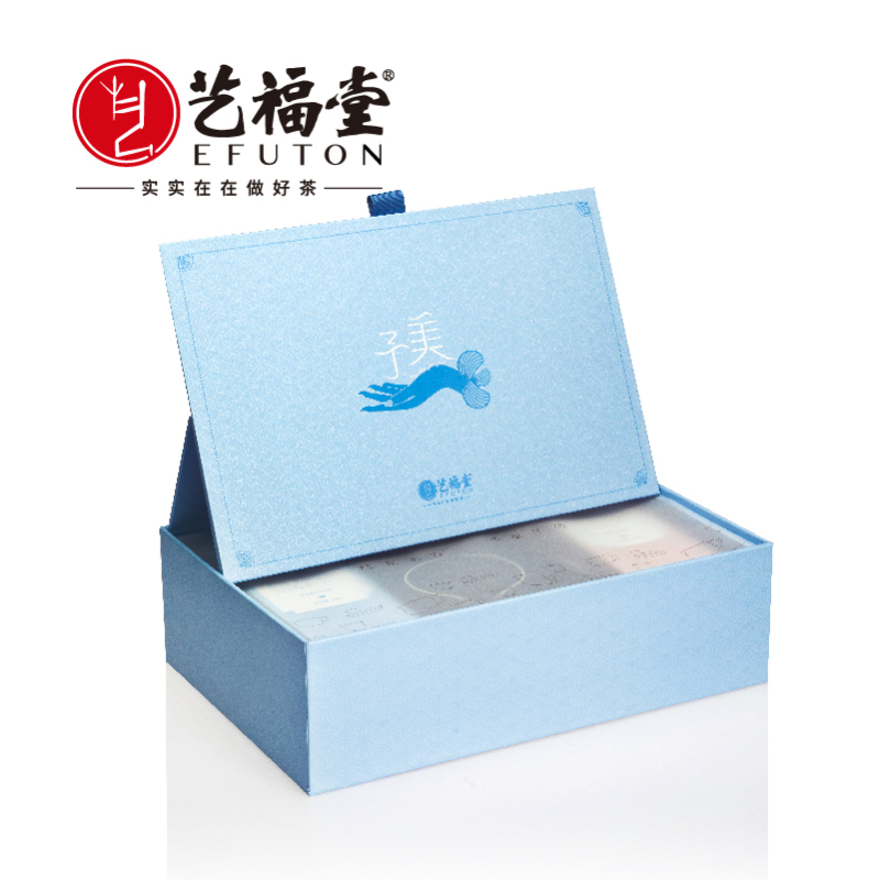 艺福堂 予美精品组合 (桂圆红枣枸杞茶110g+红豆薏米茯苓茶60g+颜品壶套装)