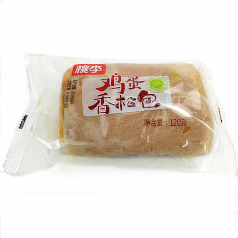 桃李鸡蛋香松面包120g