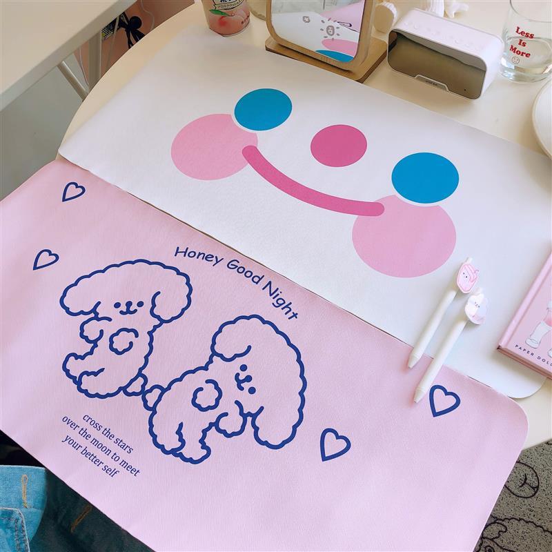 少女心桌垫ins风可爱日系学生多功能写字桌面书桌垫创意鼠标垫大