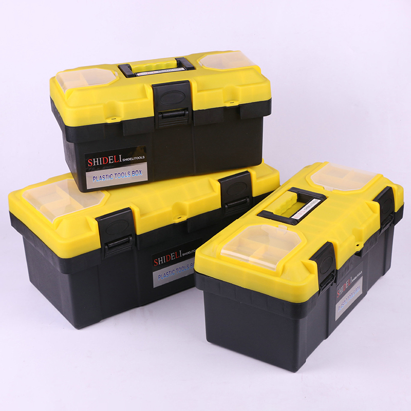 规格[14寸 36x17x19cm]手提工具箱 多功能汽车维修车载塑料工具箱美术箱