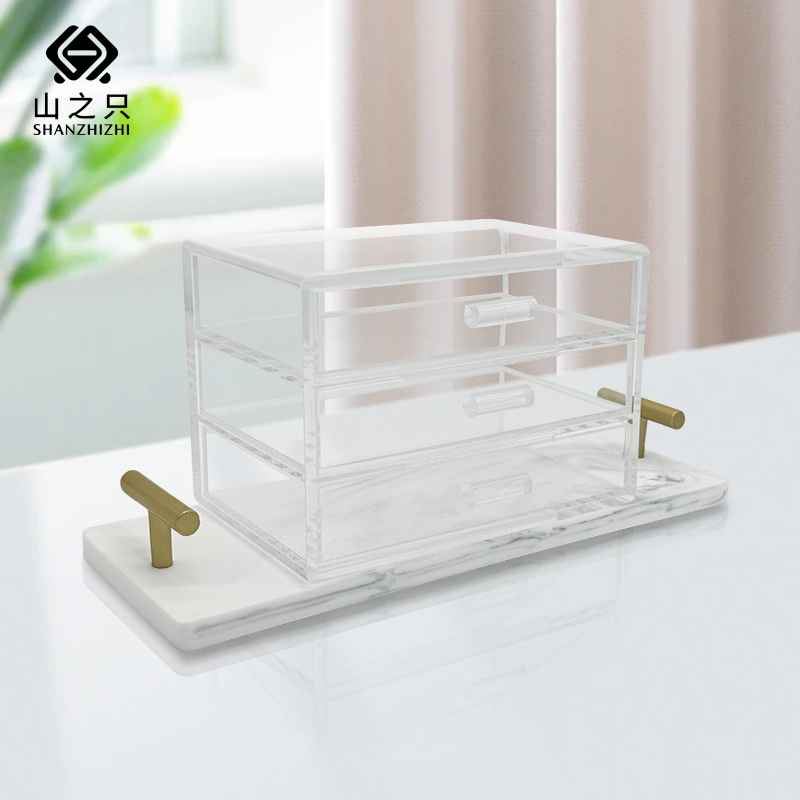 山之只 浴室 托盘收纳盒套装 MZ056 套高清大图