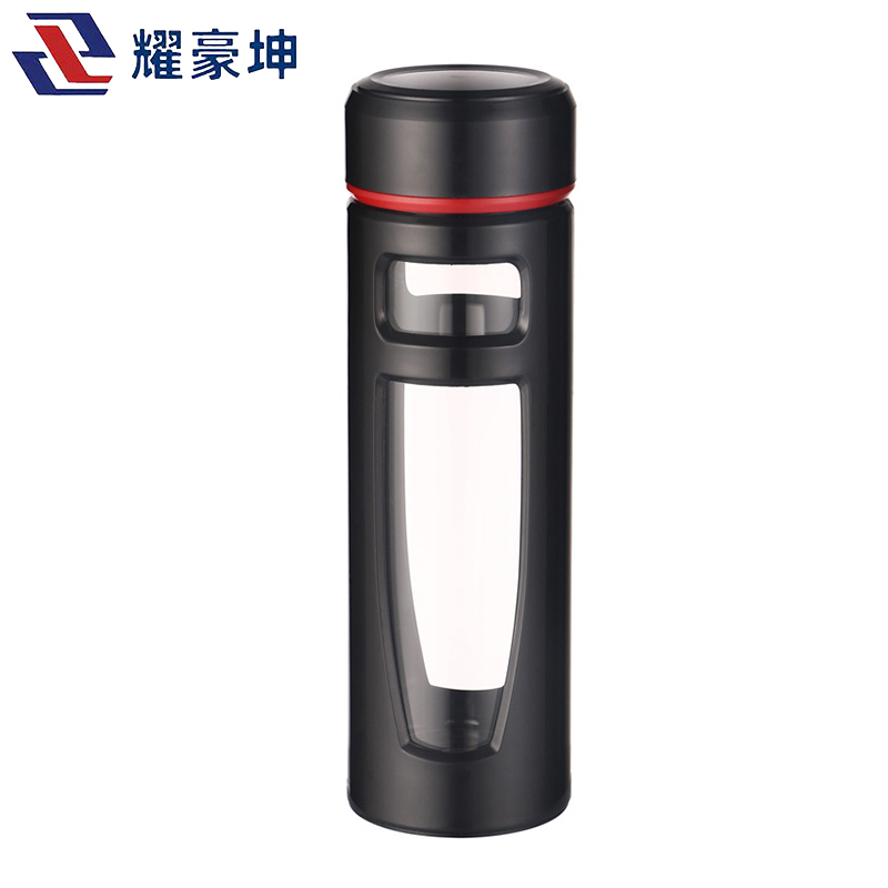 耀豪坤双层玻璃杯水杯宣传水杯可定制580ML/个高清大图