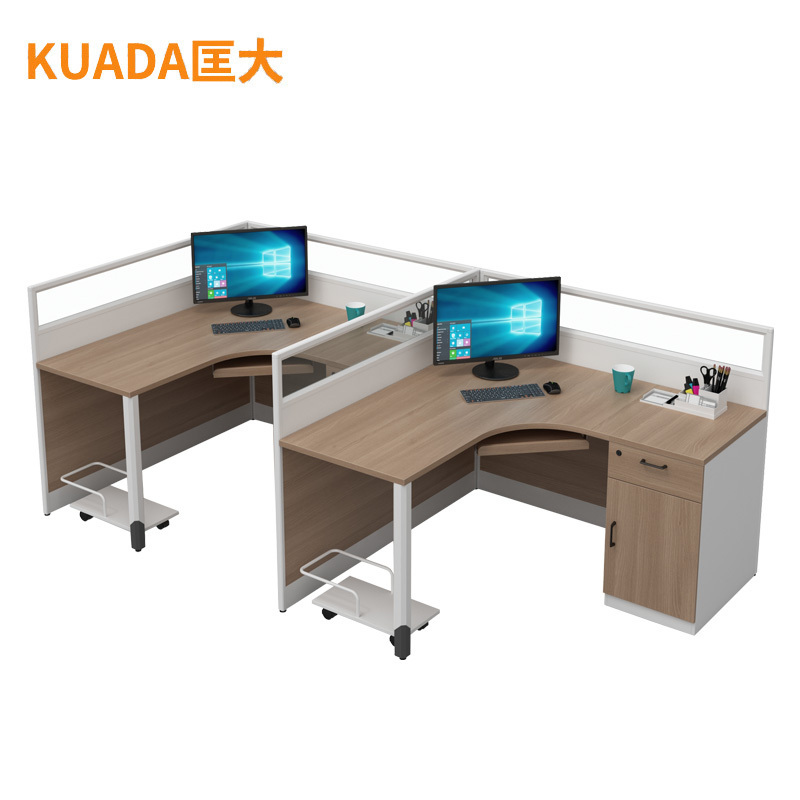 匡大办公桌 1.4米双人屏风卡位 KDT-FL688N-11
