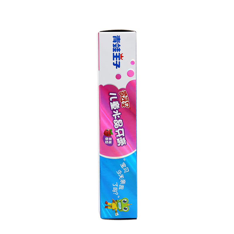 青蛙王子儿童水晶牙膏(草莓)50g水果口味防蛀牙保护牙齿