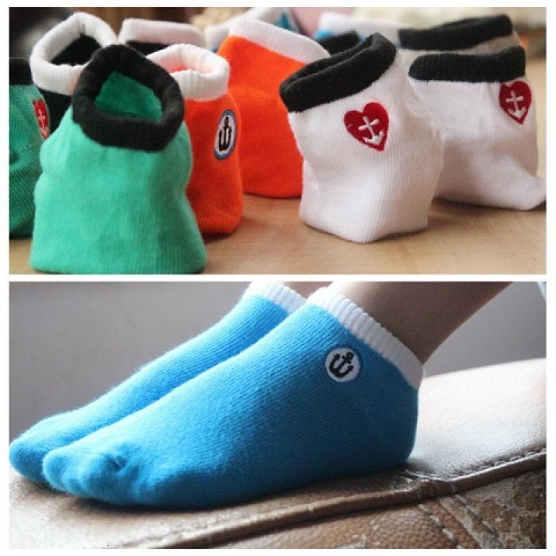 [促销]儿童船袜男童女童纯棉春秋宝宝短袜学生浅口儿童袜子夏薄款童袜图片