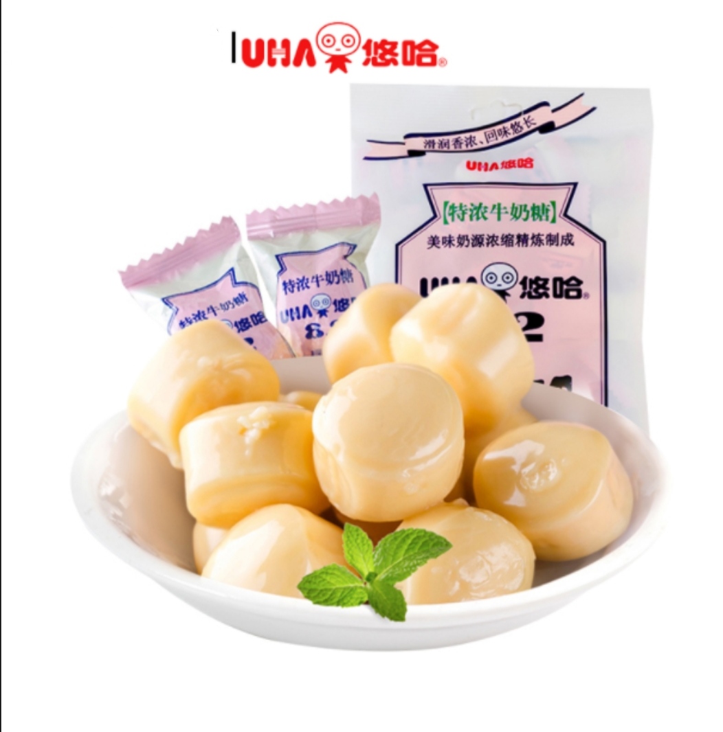 悠哈特浓牛奶糖120g