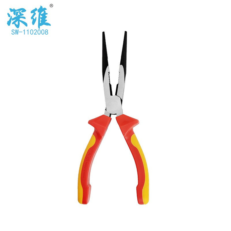深维(SHEN WEI) SW-1102008 VDE绝缘尖嘴钳8”(208MM)(单位:把)