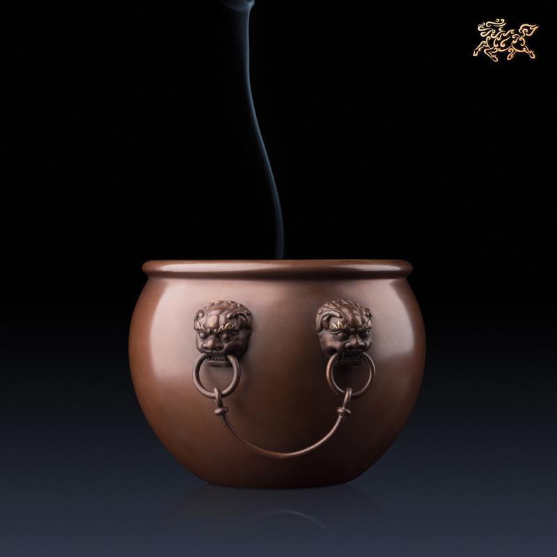 美帮汇全铜香炉 《故缸(香炉)》家居饰品 工艺品 饰品摆件高清大图