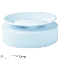 肥皂盒架卫生间双层沥水北欧简约皂盒架个性创意家用香皂盒 三维工匠 皂盒双层沥水[粉色](双层可放2个皂)