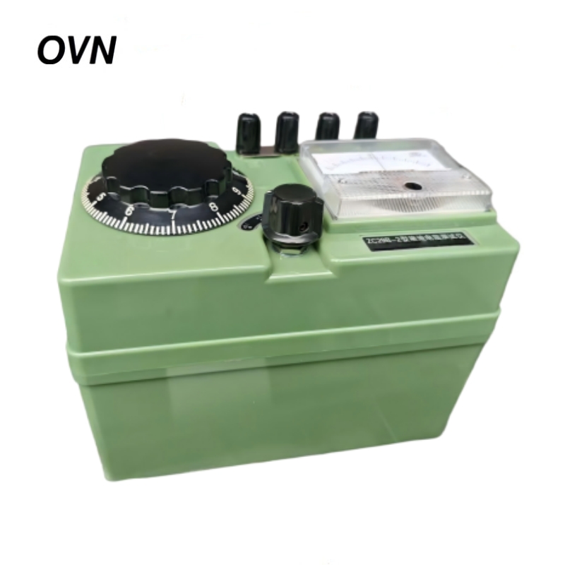 OVN 电阻测试仪手摇电阻表 ZC29B-2 精度0.01-100欧 台高清大图
