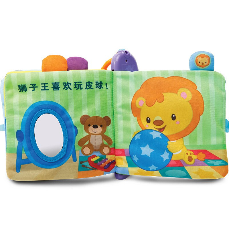 [苏宁自营]伟易达(Vtech) 小象布书 婴儿早教布书早教撕不烂宝宝0-1岁早教益智玩具