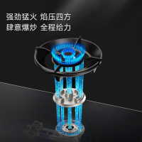 志高(CHIGO)JJZY-AG11-2智能厨房家用变频侧吸式下排烟油烟机燃气灶蒸烤炸一体集成灶液化气