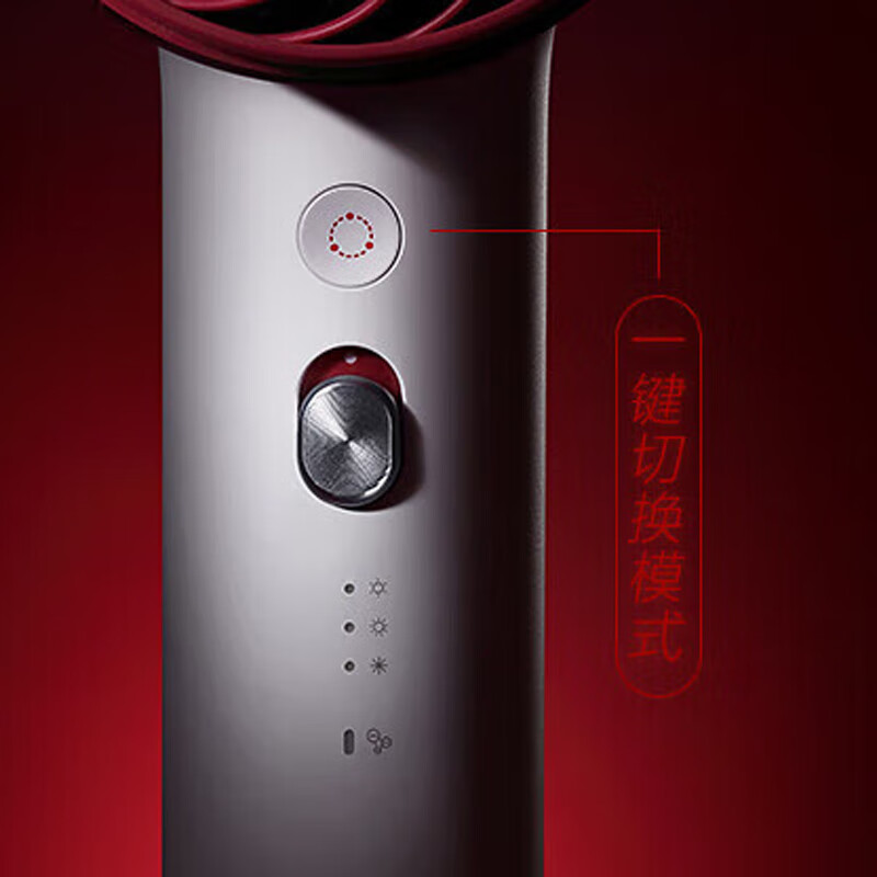 SOOCAS素士家用电吹风大功率不伤发负离子速干便携智能吹风筒 H5红高清大图