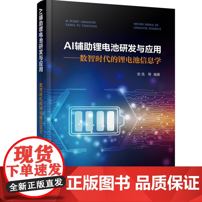 AI辅助锂电池研发与应用——数智时代的锂电池信息学 张浩 等 编 化学工业出版社