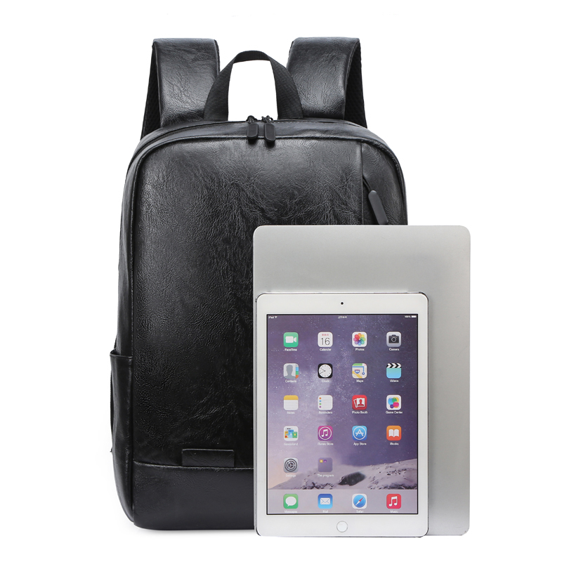 恒源祥HYX007XB时尚简约双肩包 黑色