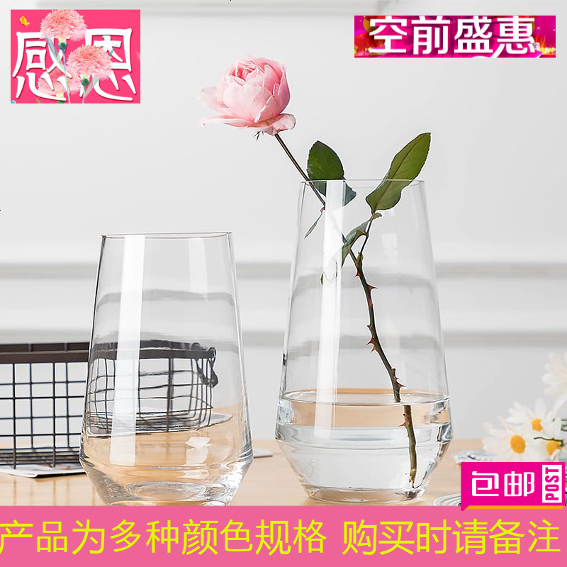 Hazy Beauty花瓶 花艺现代简约式透明玻璃花瓶适合玫瑰百合客厅插画摆件小清新干花花瓶 价格图片品牌报价 苏宁易购兰佳玉生活日用专营店