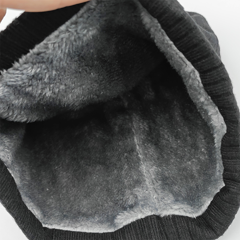 鸽护 针织帽 GH178QDK-黑色 顶高清大图