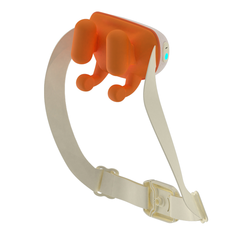 和正(HEZHENG) 颈肩揉捏按摩器HZ-S2橙色高清大图