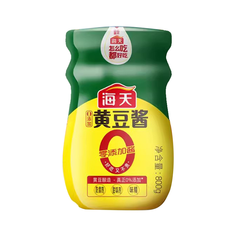 海天 0添加黄豆酱800克