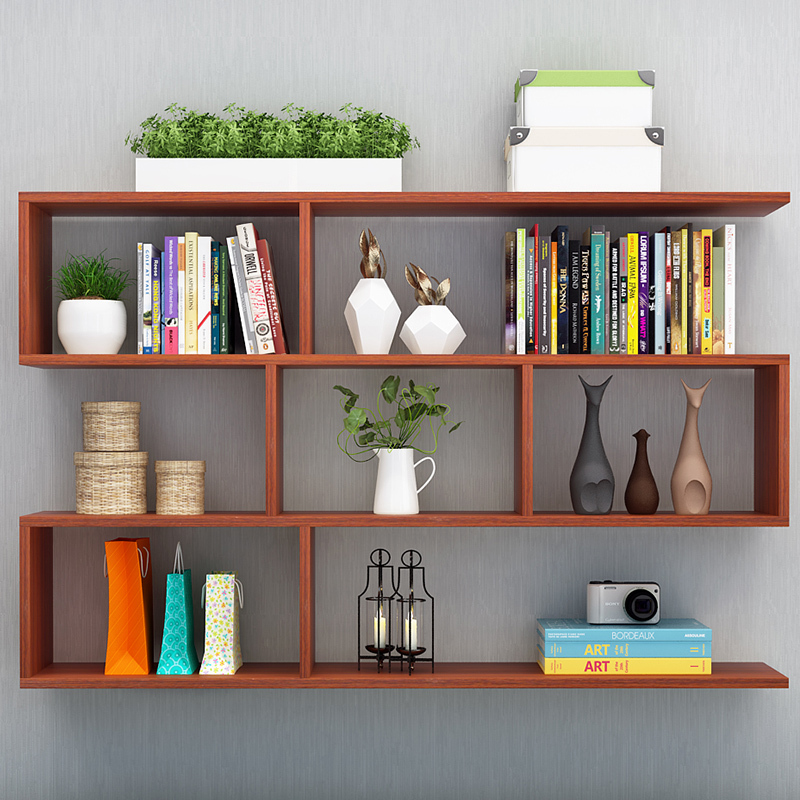 墙上置物架壁挂墙架吊柜挂柜墙壁柜现代简约墙柜书架书柜创意酒架