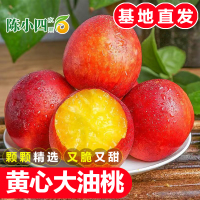 新鲜油桃 5斤带箱 (4.5斤净重)桃子 黄心油桃 新鲜水果 生鲜水果 陈小四水果 特产