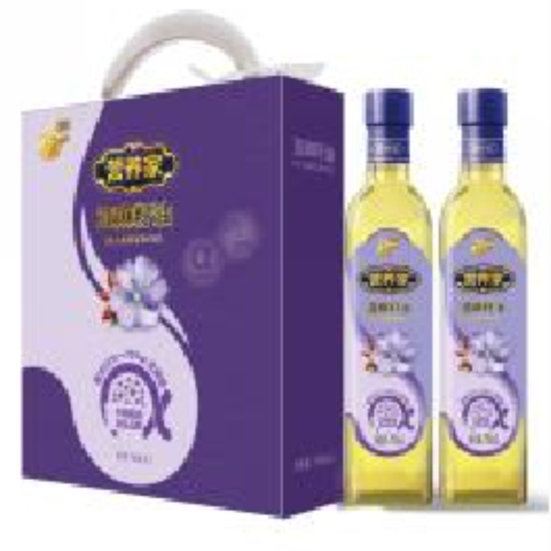 中粮福临门 营养家亚麻籽油750ml礼盒 1个