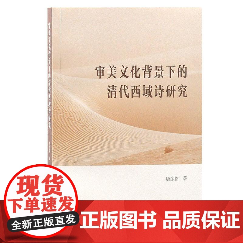 审美文化背景下的清代西域诗研究 上海古籍出版社西域诗人创作研究历史学文化人类学民俗学高清大图