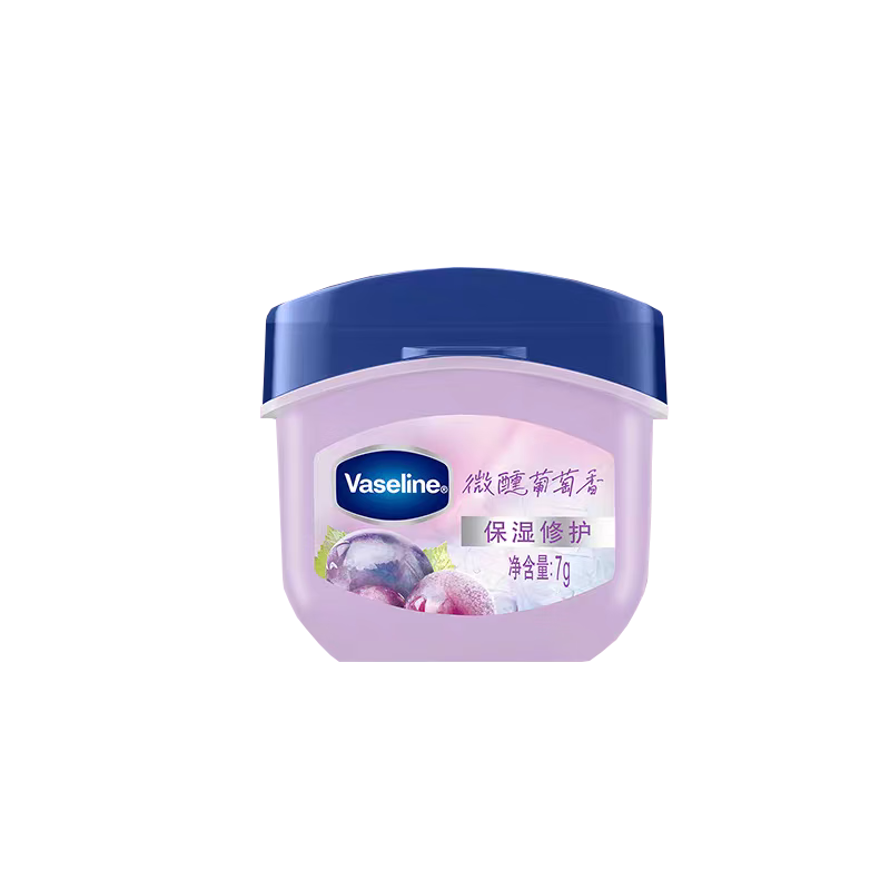 凡士林(Vaseline)滋养修护润唇膏 保湿补水防干裂 新老随机 葡萄7g高清大图