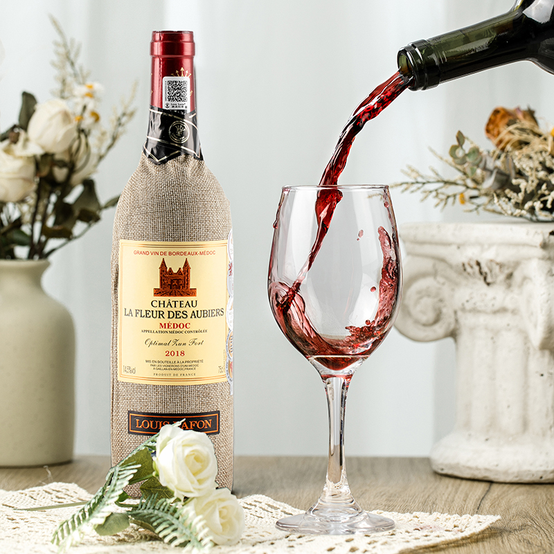 路易拉菲(LOUIS LAFON)优樽堡梅多克 法国原瓶进口 干红葡萄酒 750ml 双支礼盒