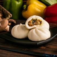 三全 香菇素菜包 360g (10只)速冻面点营养早餐包子