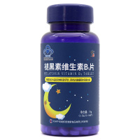 修正 褪黑素b6片 改善睡眠成人中老年退黑素改善睡眠可搭配退黑素胶囊安眠快速入睡失眠片安神助眠 60片/盒装