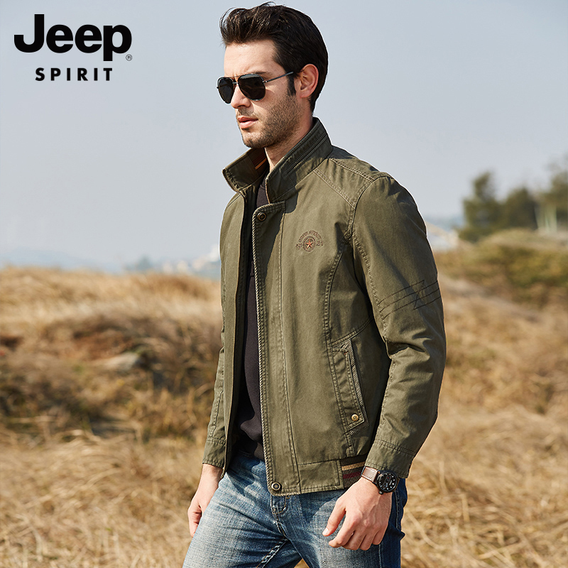 服装鞋帽>男装>男士夹克>jeepspirit>jeepspirit男士夹克>优惠可参加
