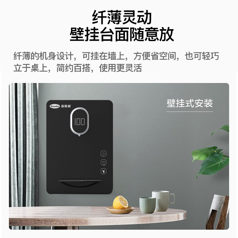 汉斯顿/Hunson净水器管线机家用速热壁挂式饮水机小型即热温热可调温直饮机G300高清大图