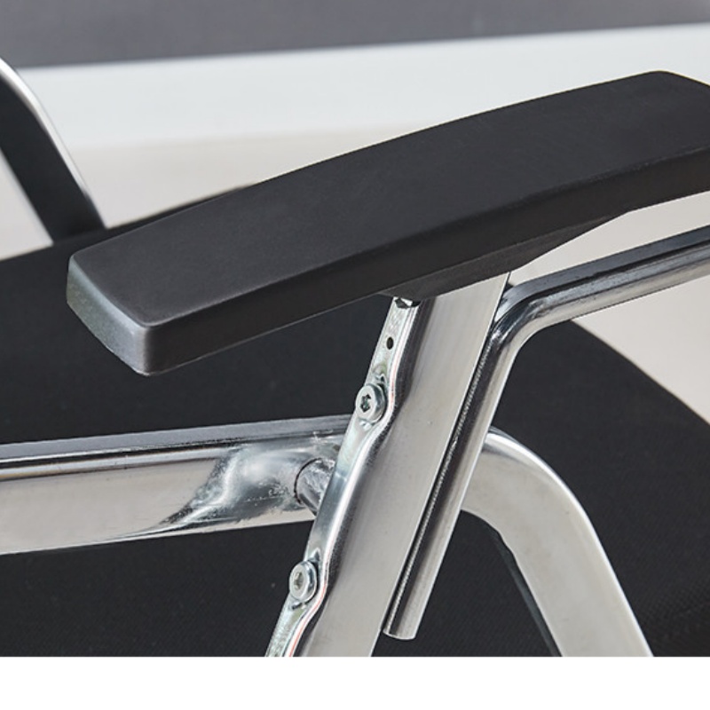 豫龙都培训椅黑色把高清大图