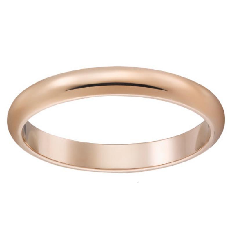 cartier/卡地亚 18k金玫瑰金 经典简约大气 1895结婚求婚订婚对戒戒指