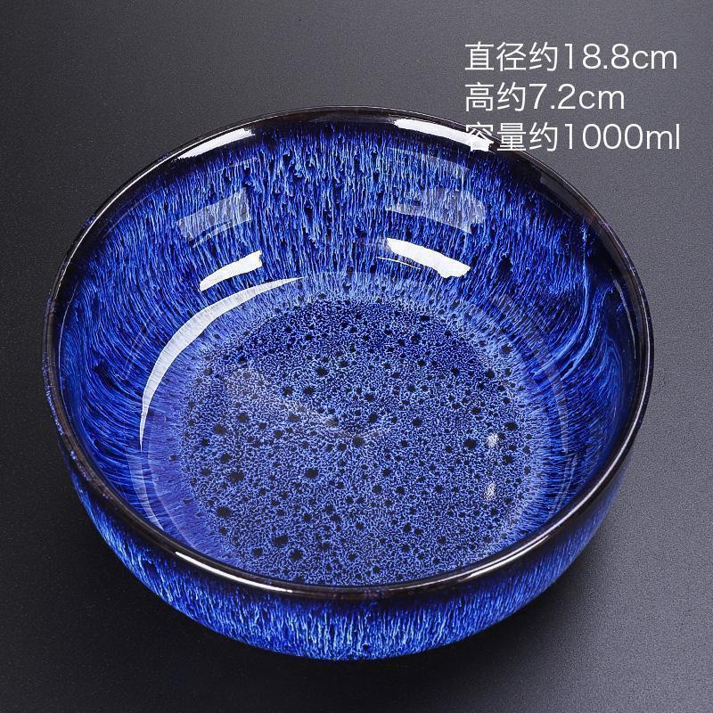 家柏饰(CORATED)窑变茶洗家用蓝盏水洗功夫蓝盏杯洗大号陶瓷洗茶碗水盂笔洗SZ图片