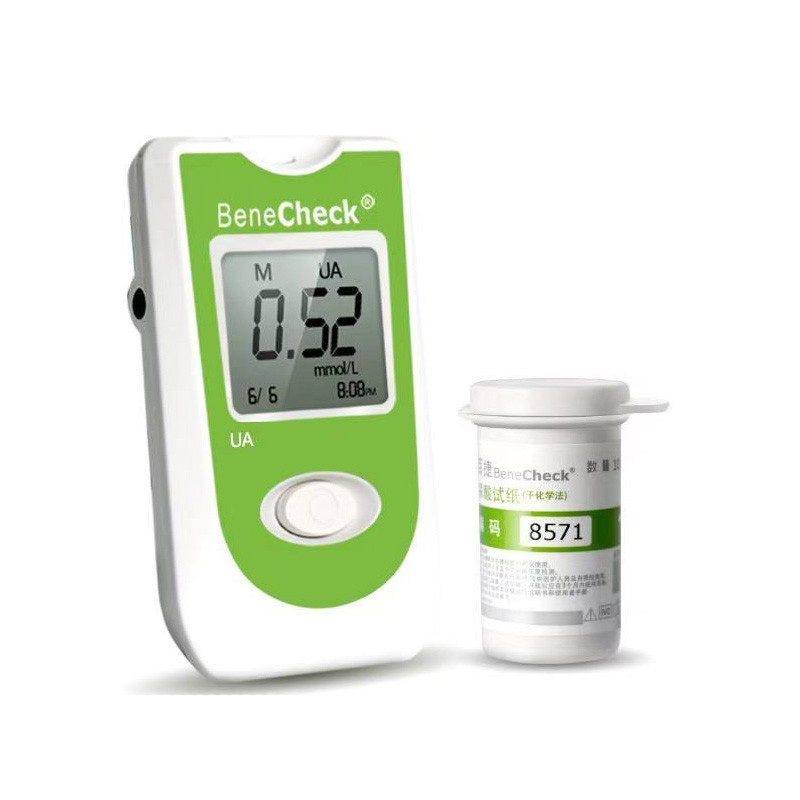 zdet尿酸测试套装尿酸试纸干化学法10片瓶20瓶尿酸分析仪pdg0013p套