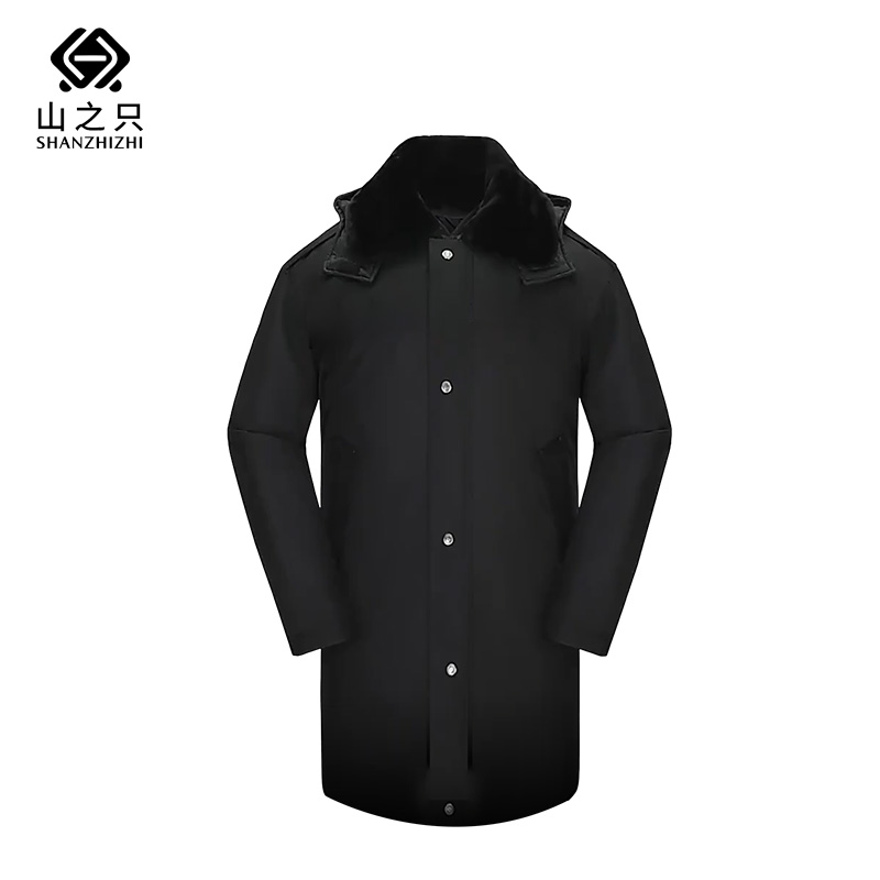 山之只 防寒大衣保暖工作服 长款 件