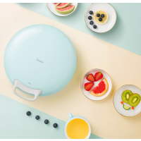 美的电饼铛官方旗舰店家用双面加热薄饼机烙饼机煎烤机全自动E101烙饼机