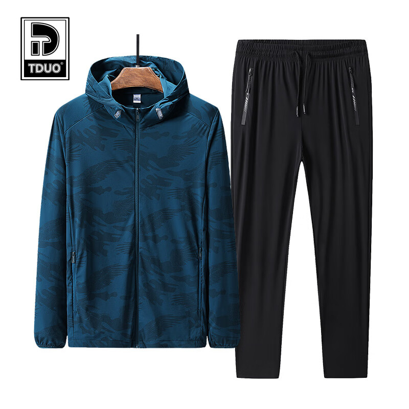 Tduo运动套装 R6 套 蓝色 4XL