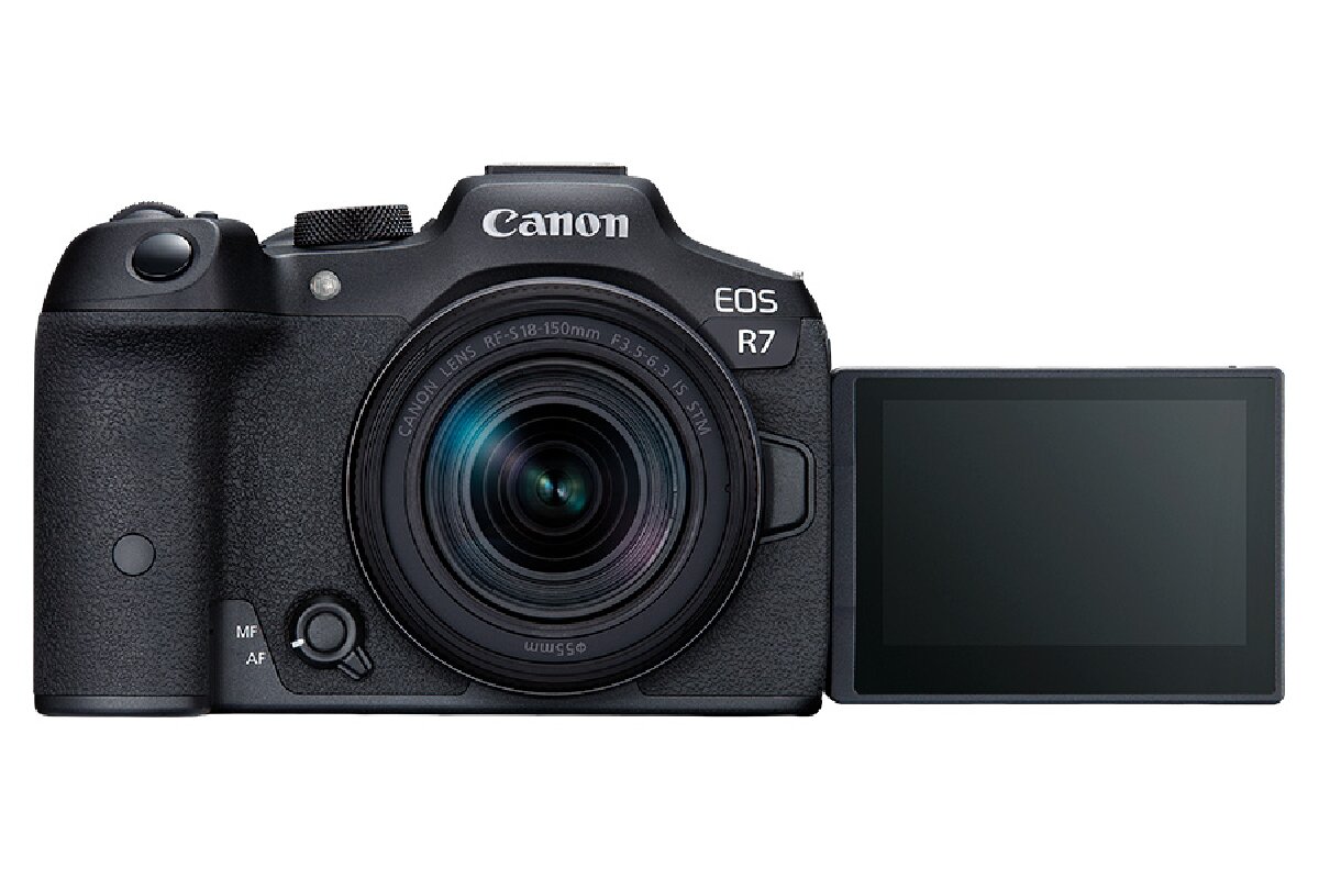 佳能 EOS R7 18-150mm 触摸屏光学防抖 Wi-Fi 连接准专业级胶片单反相机高清大图