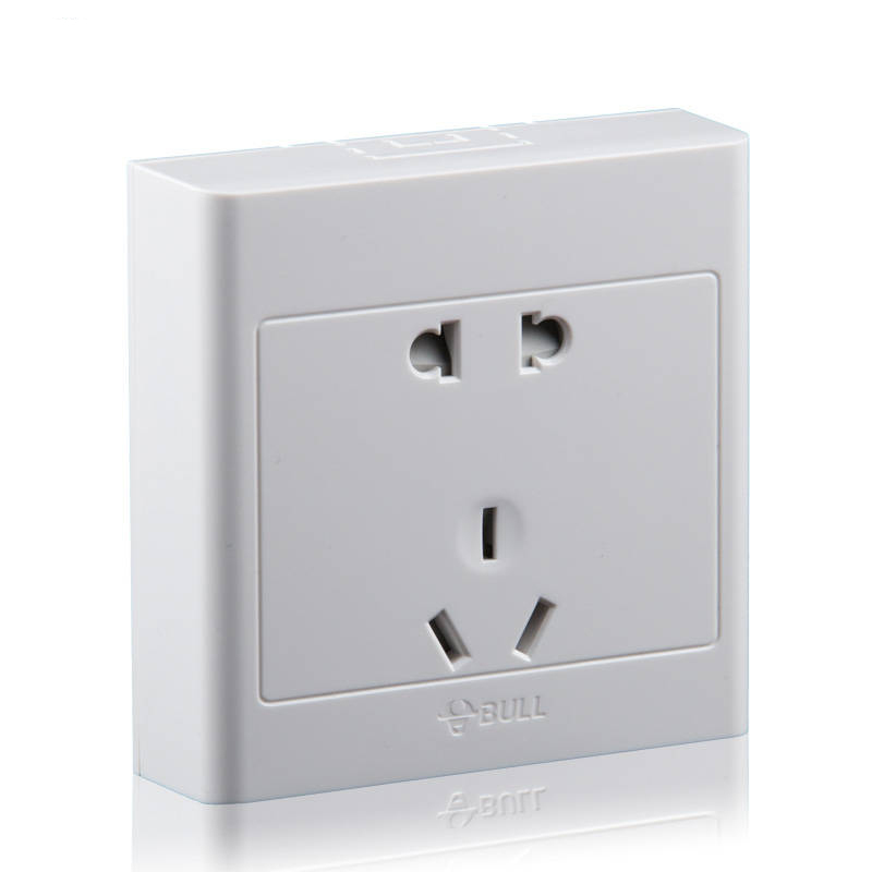 bull公牛明装五孔开关