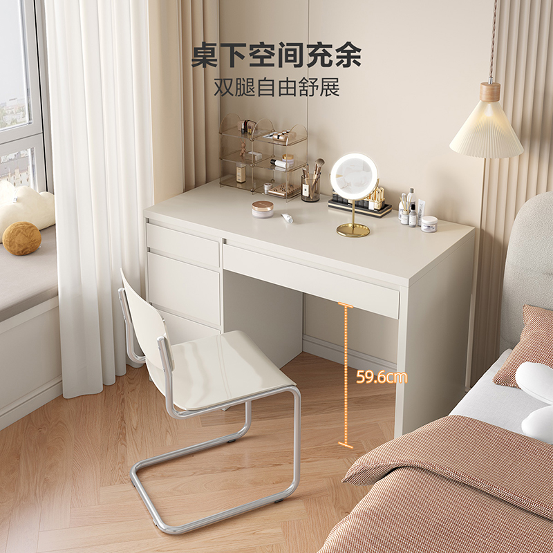 全友家居极简百搭宽敞桌面书房家具多区储物书桌桌子高清大图