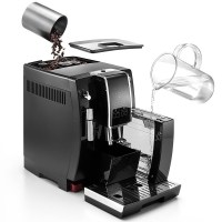 德龙(Delonghi)ECAM350.15.B全自动咖啡机 原装进口豆粉两用研磨萃取家用办公室卡布奇诺意式浓缩咖啡机