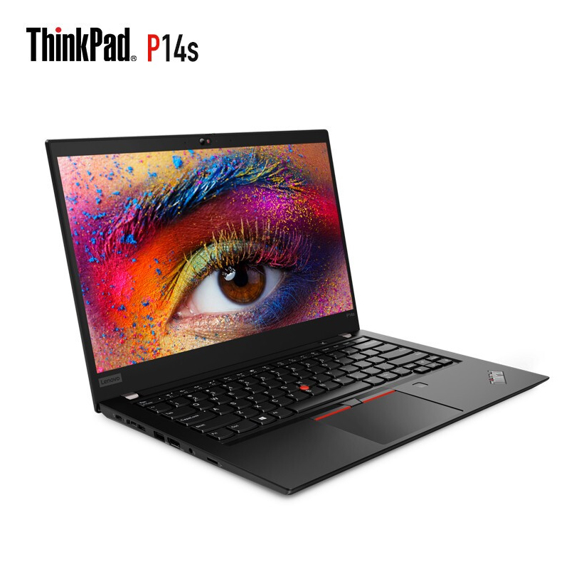 联想ThinkPad P14S (34CD) 2020款 14英寸 高性能 轻薄本笔记本电脑 i5-10210U/8G/512G/2G独显/背光键盘/指纹/黑