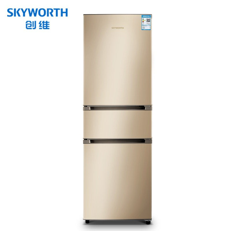 创维bcd223tq三门电冰箱中门变温室电脑控温节能静音冷藏冷冻普利金