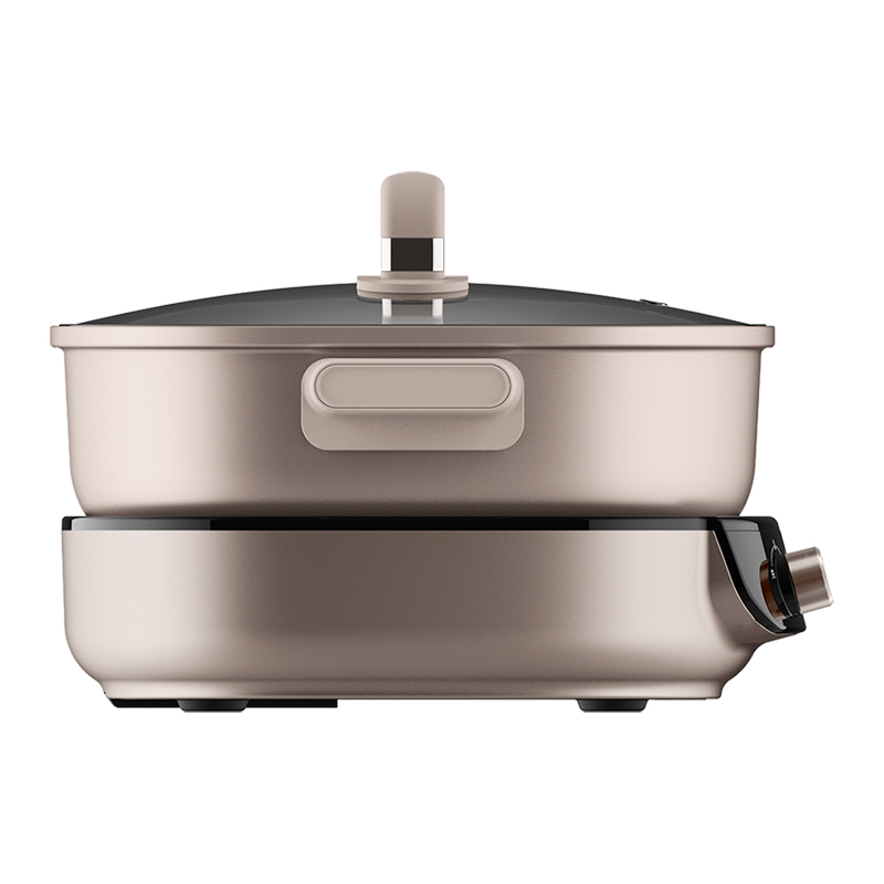 美的(Midea)电火锅MC-HGS303015鸳鸯锅电火锅家用电煮锅电热锅6.5L升多用途锅分体2000W大功率火锅