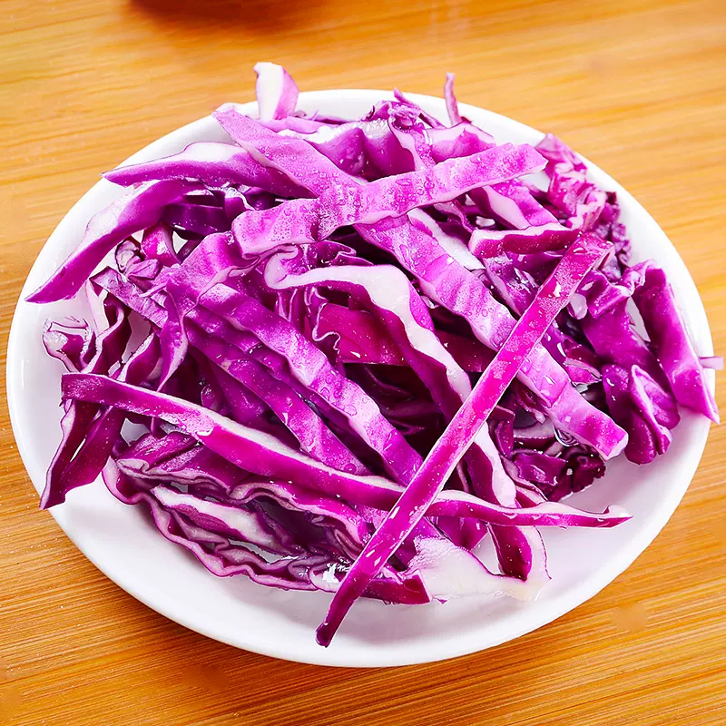 [西沛生鲜]云南新鲜紫甘蓝卷心菜 净重2-3斤 紫甘兰莲花包心菜 当季新鲜蔬菜